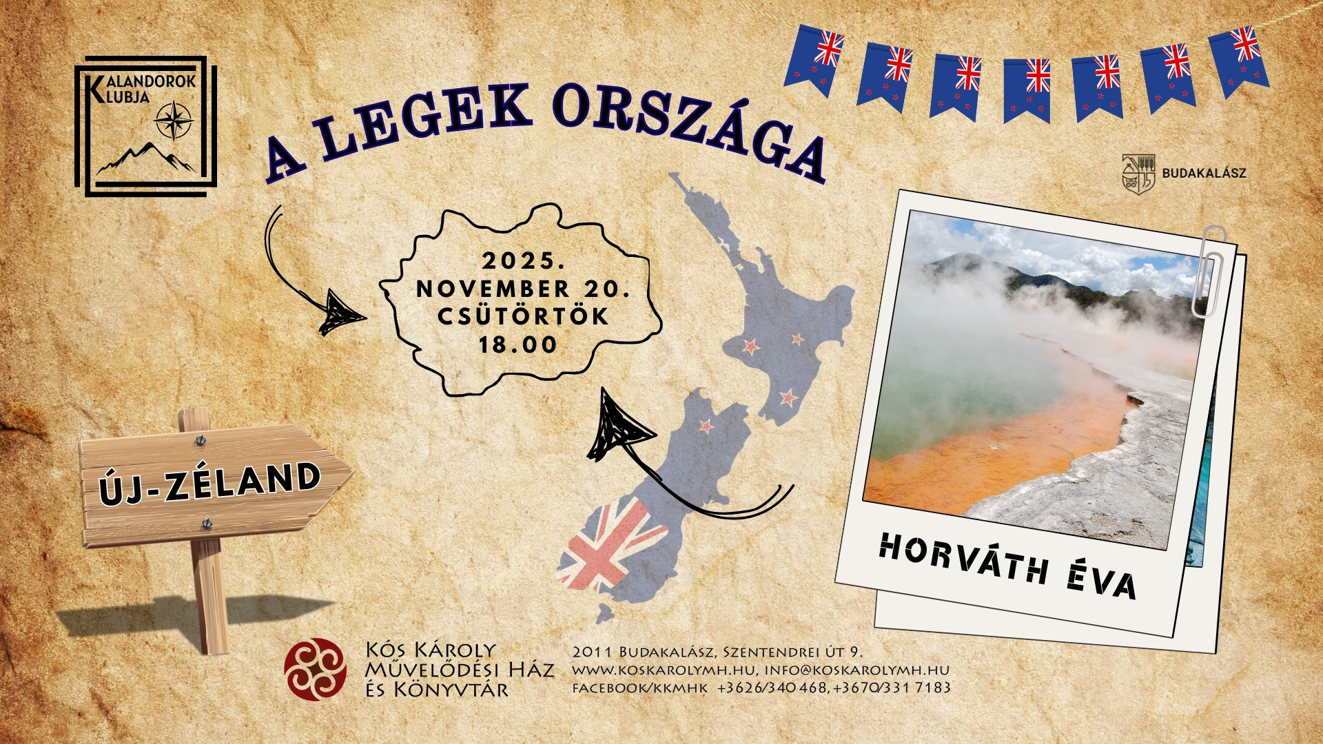 Kalandorok Klubja – Új-Zéland