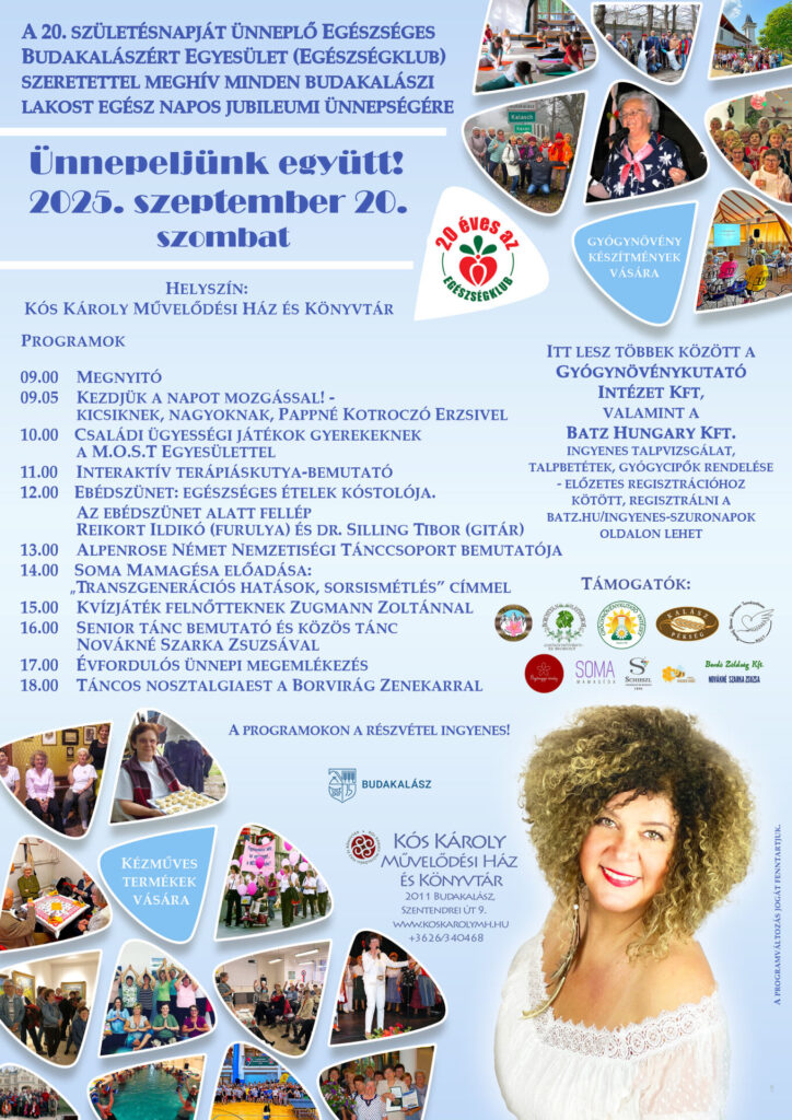 20 éves az Egészségklub