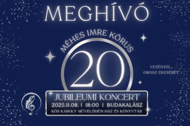A Méhes Imre Kórus 20 éves jubileumi koncertje