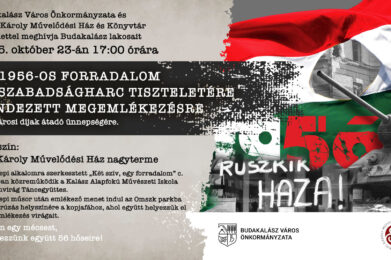 Az 1956-os Forradalom és Szabadságharc tiszteletére rendezett megemlékezés
