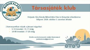 Budakalászi Társasjáték Klub - reflektorfényben a kooperatív társasjátékok